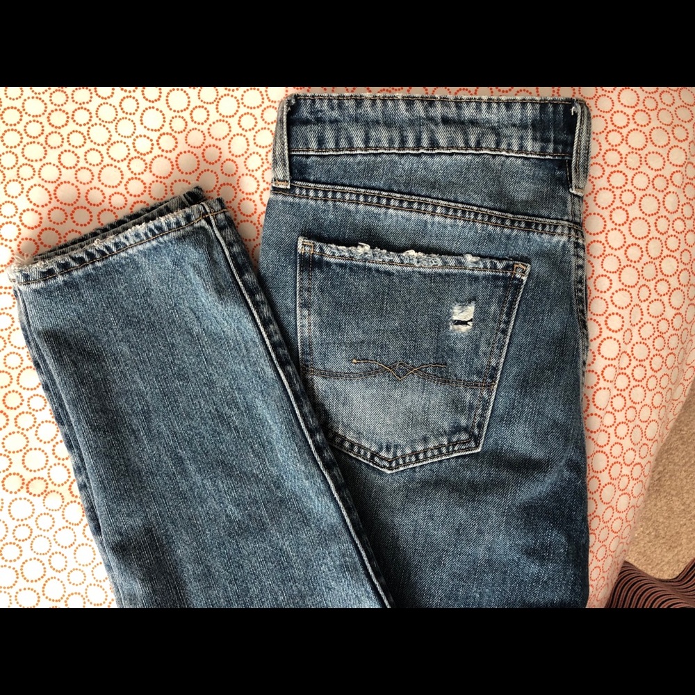 NEW Lucky Brand Boyfriend Ankle Jeans
